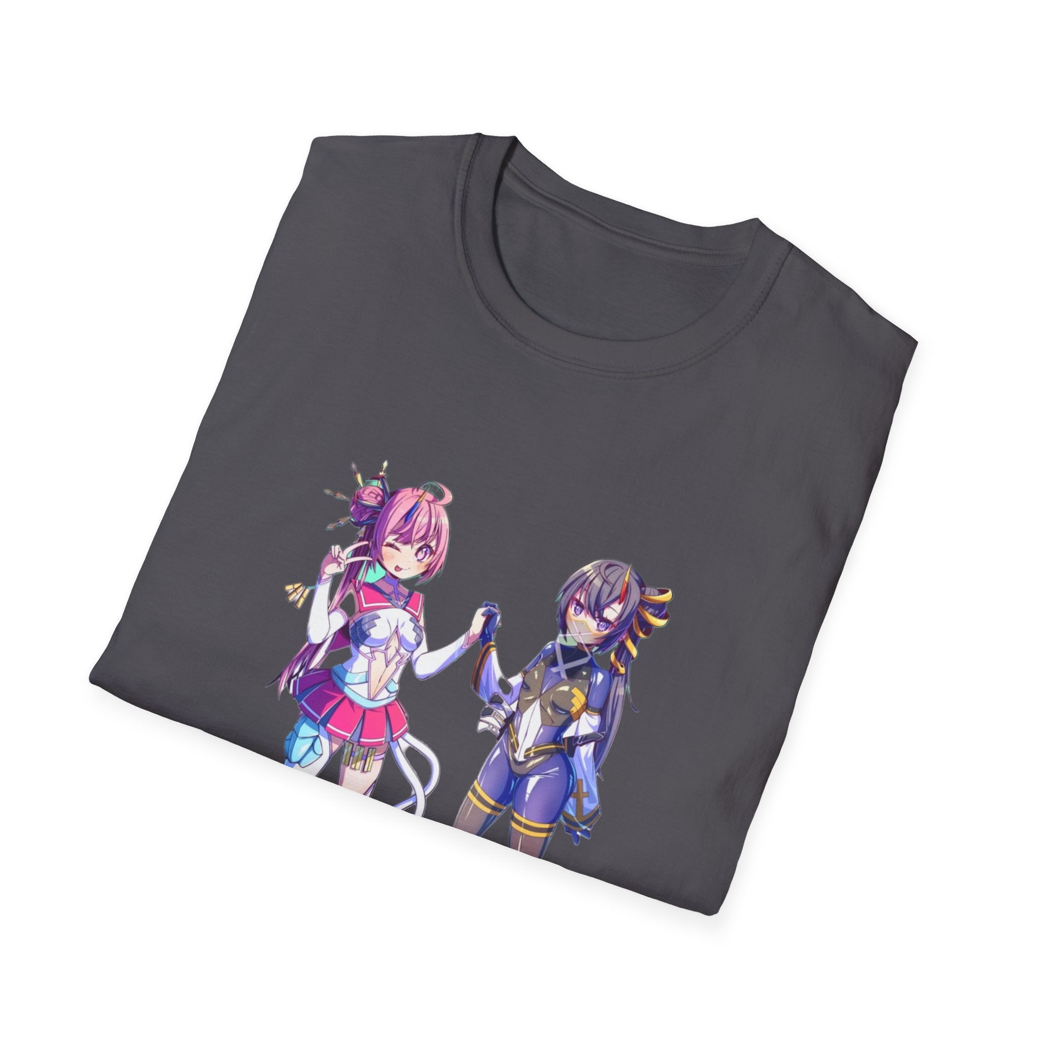 Anime-Inspired lewd Unisex T-Shirt, Cute Graphic Tee, Casual Wear, Gift for Fans, Cosplay Apparel