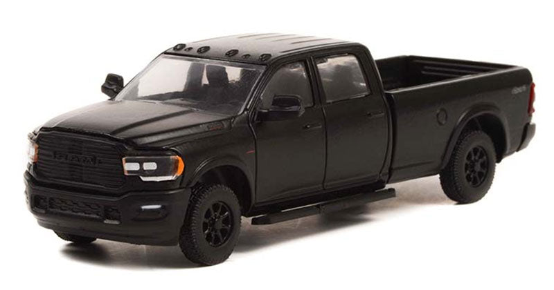 Greenlight 28090-F 1/64 Scale 2021 RAM 2500 Crew Cab Pickup Black Bandit