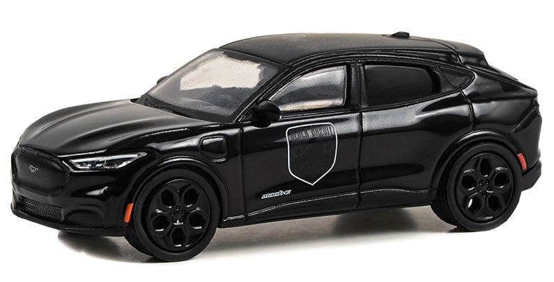 Greenlight 28130-F 1/64 Scale Black Bandit Police - 2023 Ford Mustang Mach-E