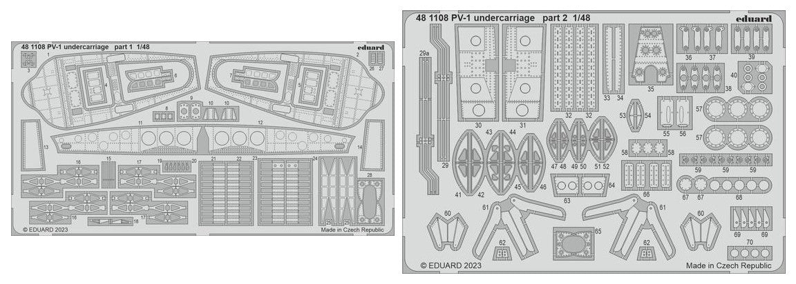 Eduard 481108 1/48 Aircraft- PV1 Undercarriage for ACY