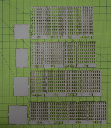 6mm Tall City Buildings (Matboard) - 285CSS055