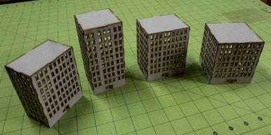 6mm Tall City Buildings (Matboard) - 285CSS055