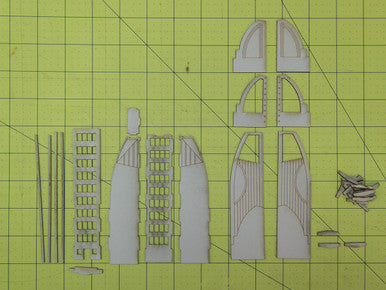 6mm Ultra Modern / Future City Building 285CSS050-5