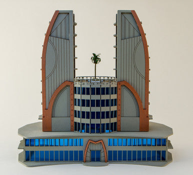 6mm Ultra Modern / Future City Building, Double Tower - 285CSS051