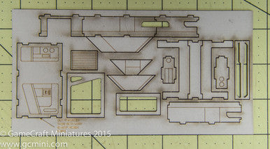 6mm Sci Fi Shop/Garage Building - 285CSS054