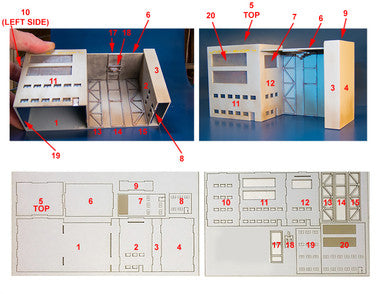 Mech Hangar / Shop (MatBoard) - 285CSS061
