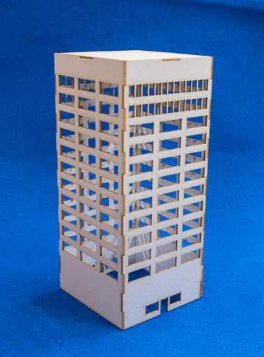 6mm Modern / Future City Building - 285CSS073