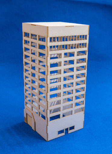 6mm Modern / Future City Building - 285CSS073