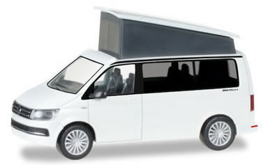 Herpa 28745 HO Scale Volkswagen T6 California Camper Van - Assembled -- Various Standard Colors