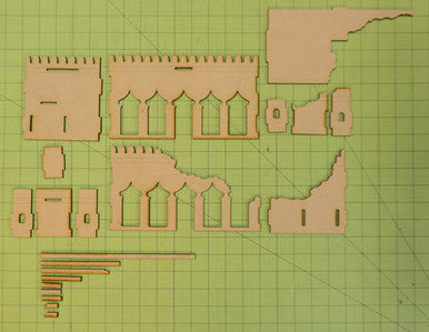28mm Ruined Temple (MDF) - 28MMDF160-4