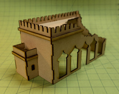 28mm Ruined Temple (MDF) - 28MMDF160-4