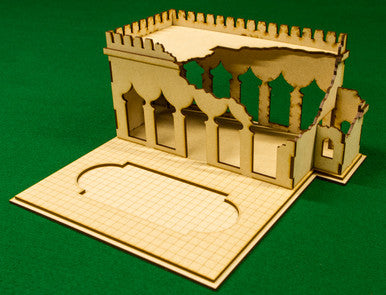28mm Ruined Temple (MDF) - 28MMDF160-BA2