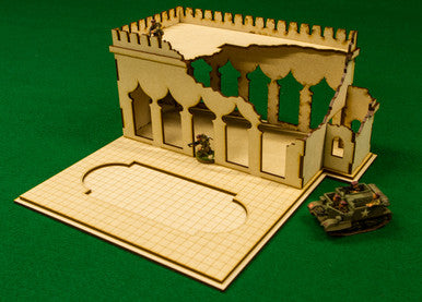 28mm Ruined Temple (MDF) - 28MMDF160-BA2