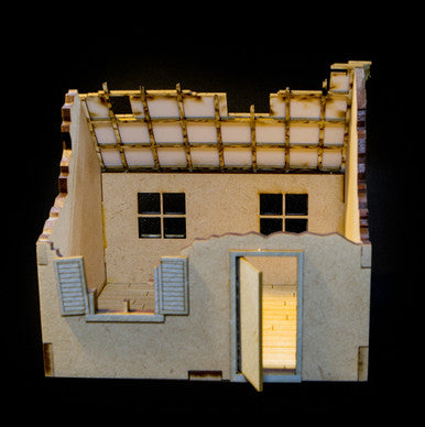 28mm Ruined Small Country Home - 28MMDF555