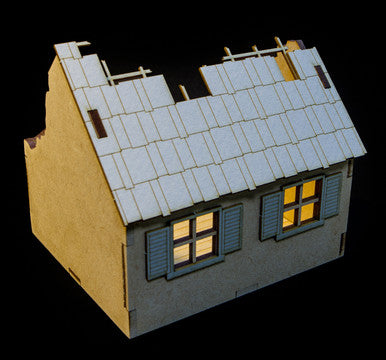 28mm Ruined Small Country Home - 28MMDF555