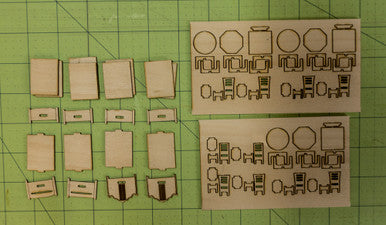 Furniture for 28mm Buildings - 28MMDF560