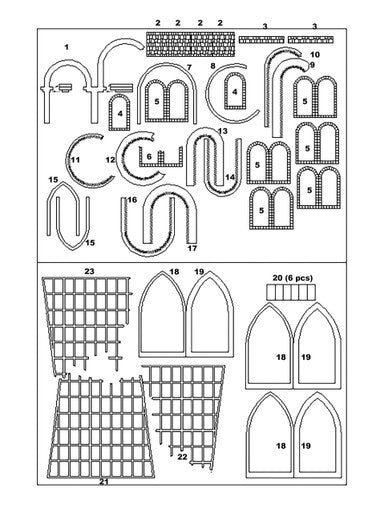 28mm (1/56th scale) Church Bell Tower - 28MMDF600