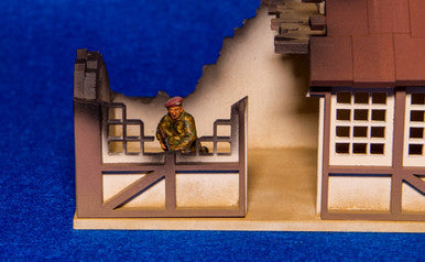 28mm Tudor House, Ruined - 28MMDF622