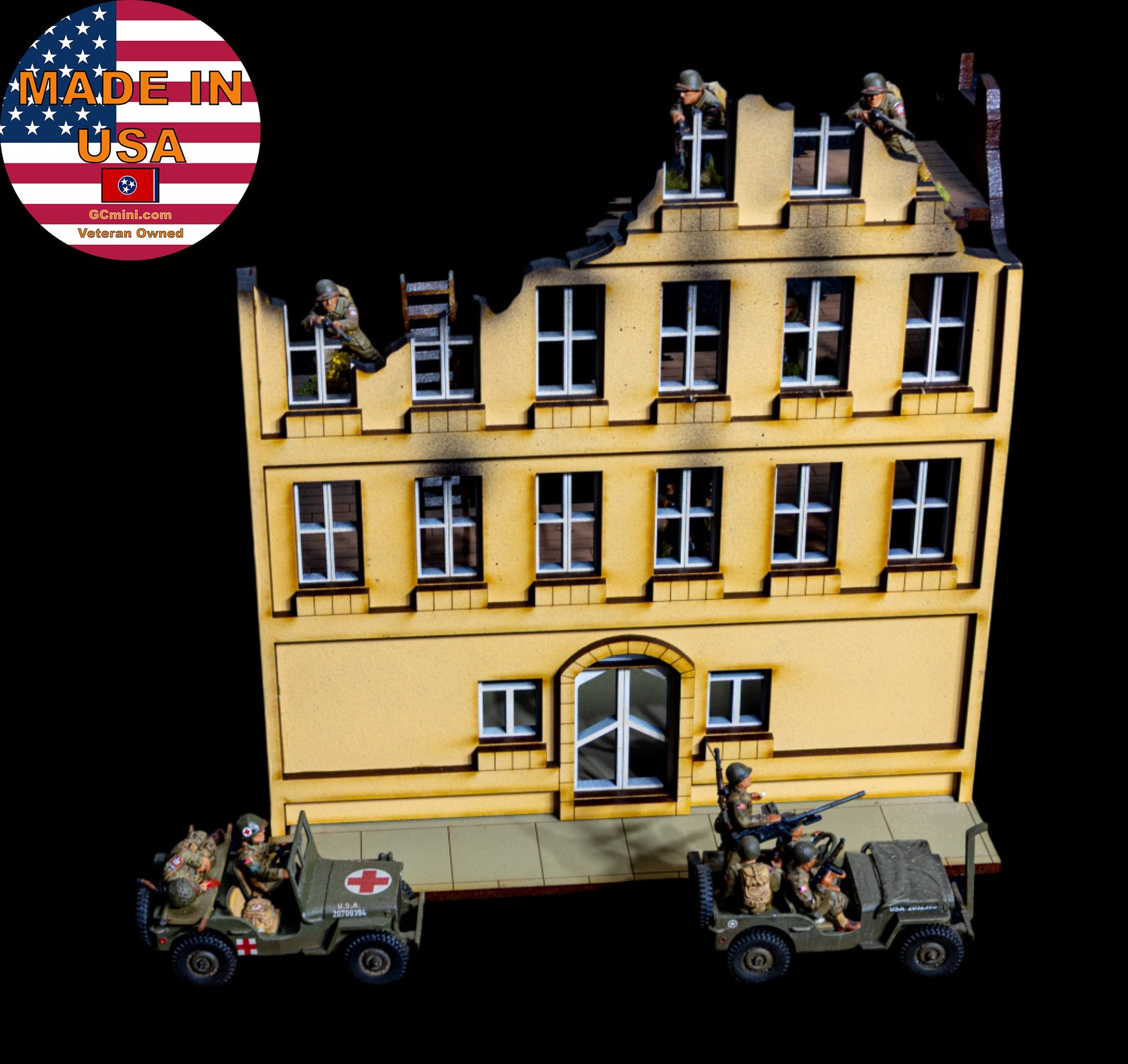 28mm European Building - 28MMDF501 (Painted and Assembled)