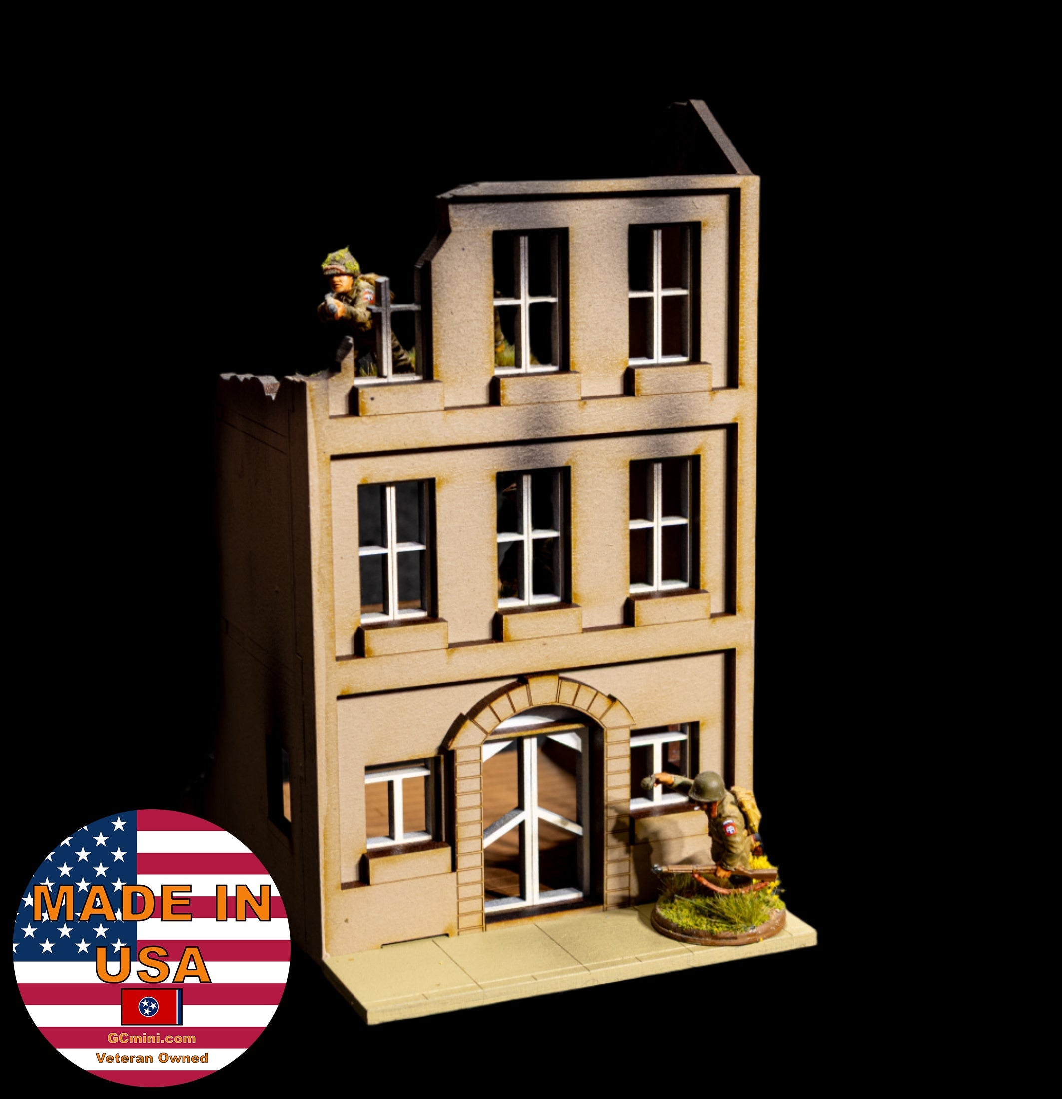 28mm European Building - 28MPNT514 (Painted and Assembled)