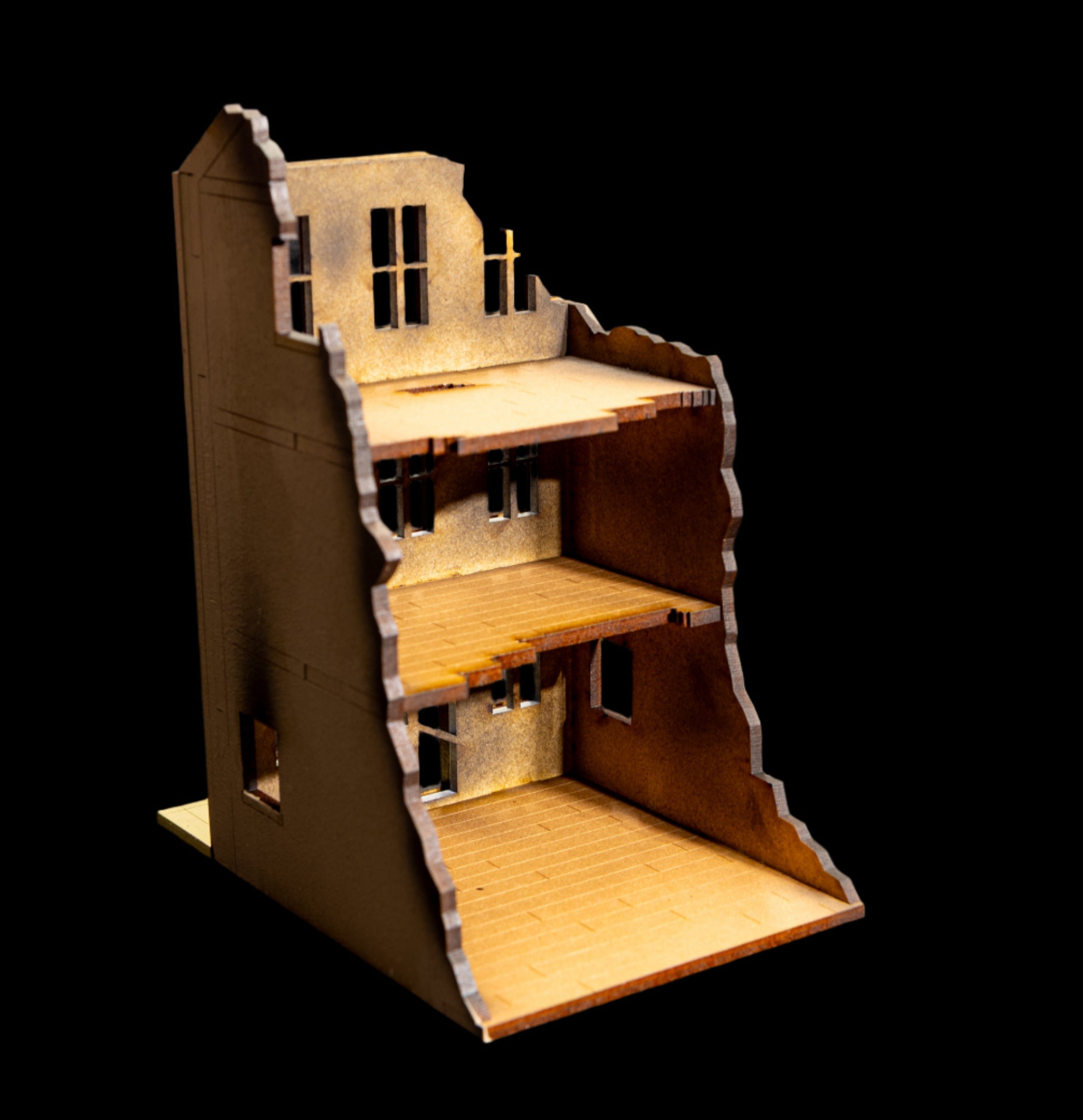 28mm European Building - 28MPNT514 (Painted and Assembled)