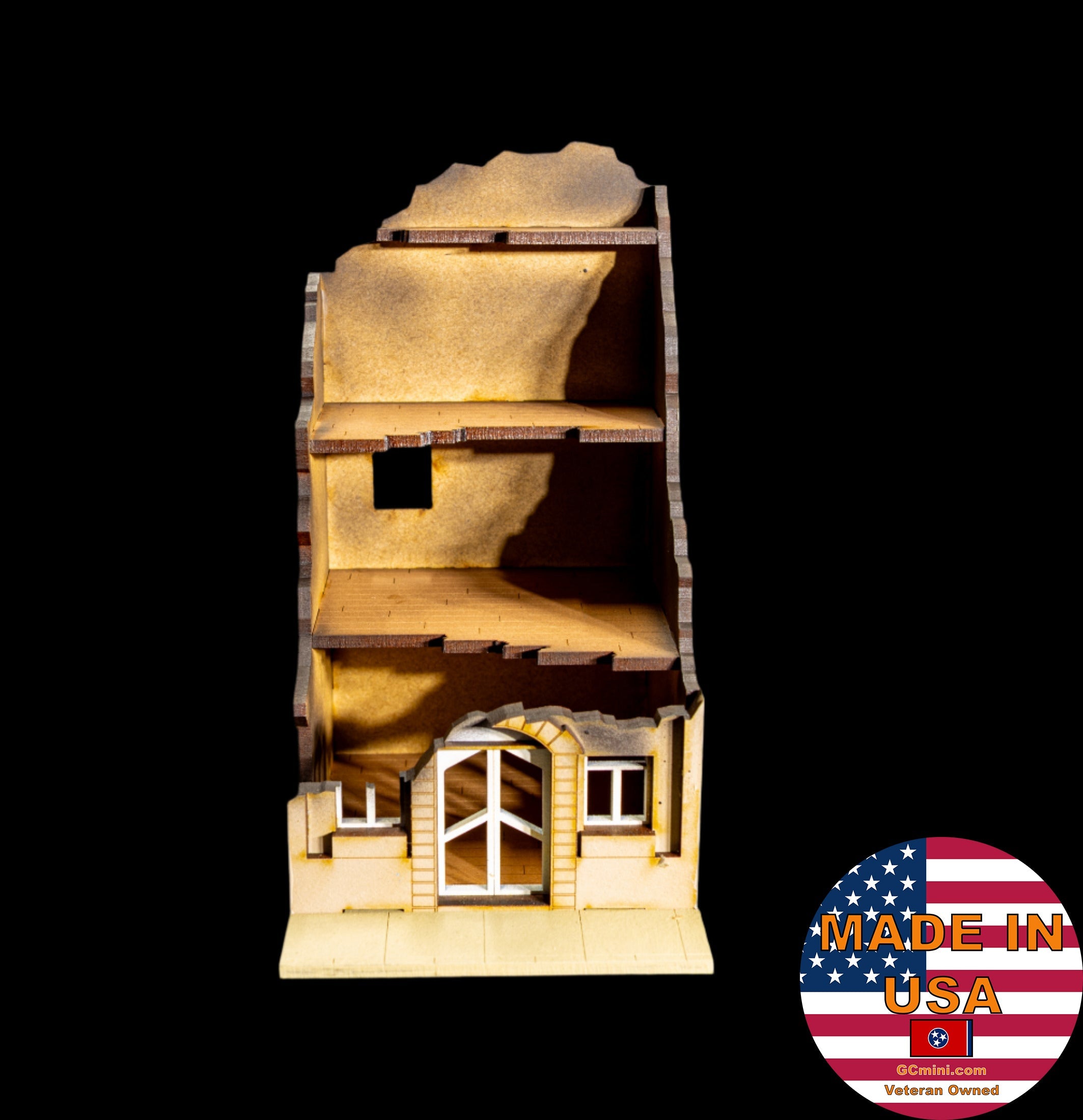 28mm European Building - 28MPNT516 (Painted and Assembled)