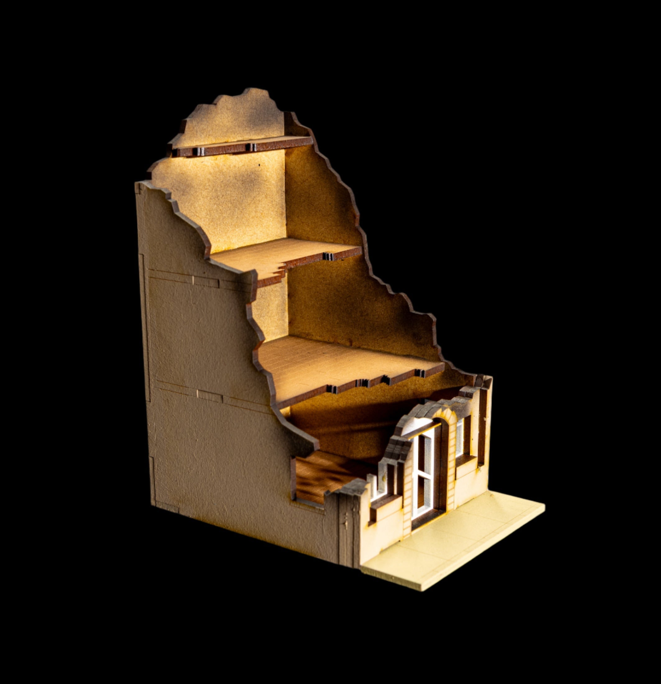 28mm European Building - 28MPNT515 (Painted and Assembled)