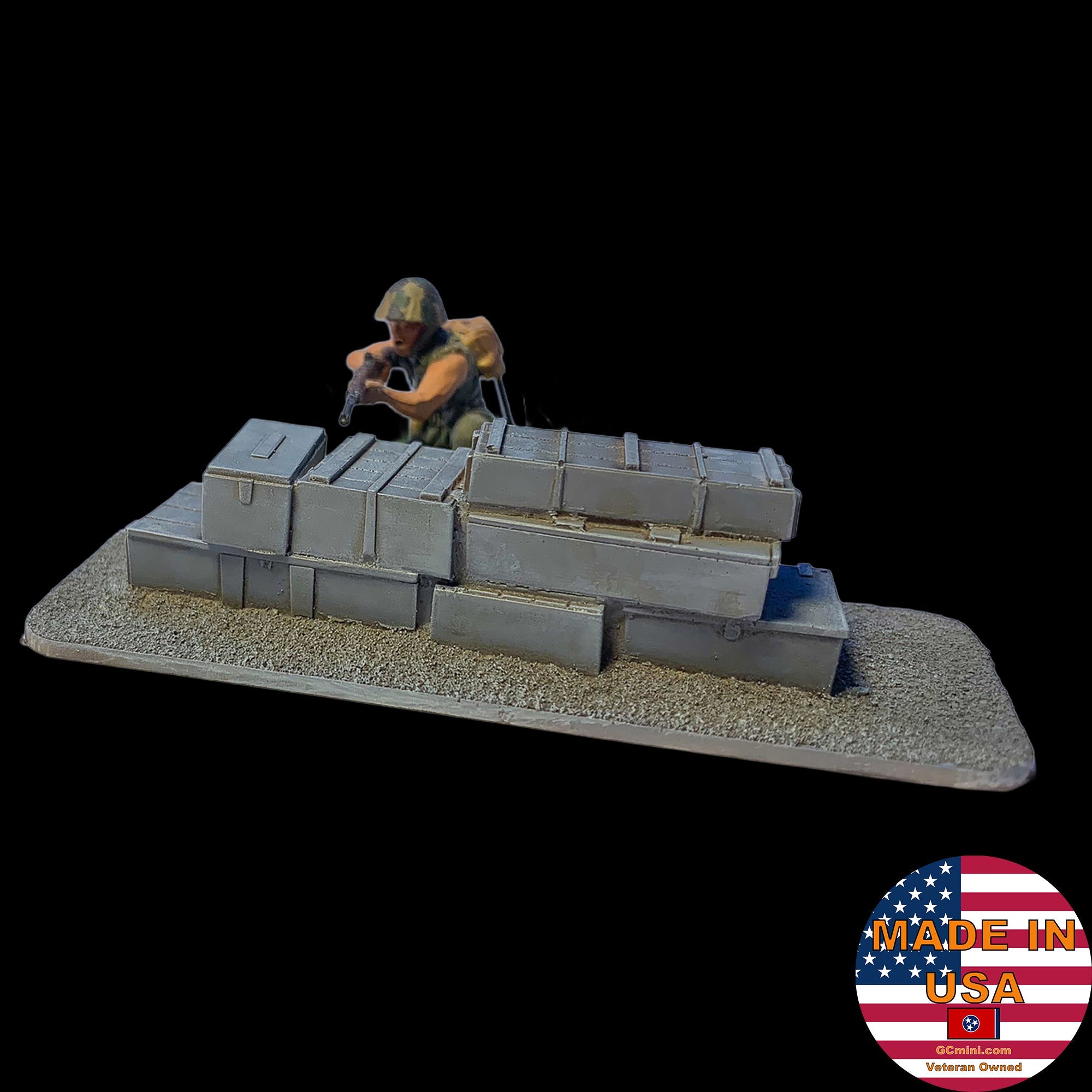 28mm Stack Of Crates - 28MSCE019