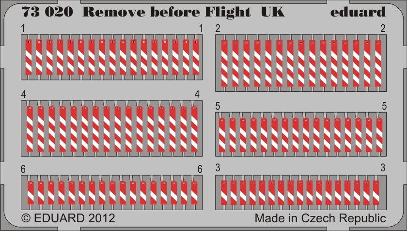 Eduard 73020 1/72 Aircraft- Remove Before Flight UK (Painted)