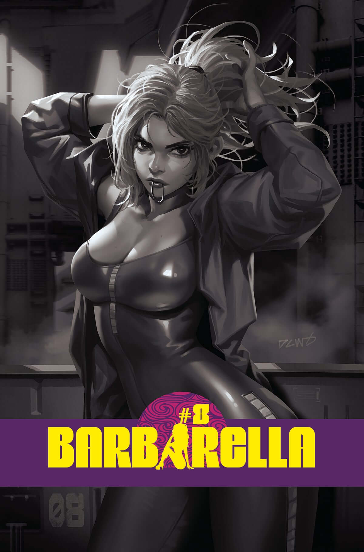 Barbarella #8 I 1:25 Derrick Chew B&W Variant (03/23/2022) Dynamite