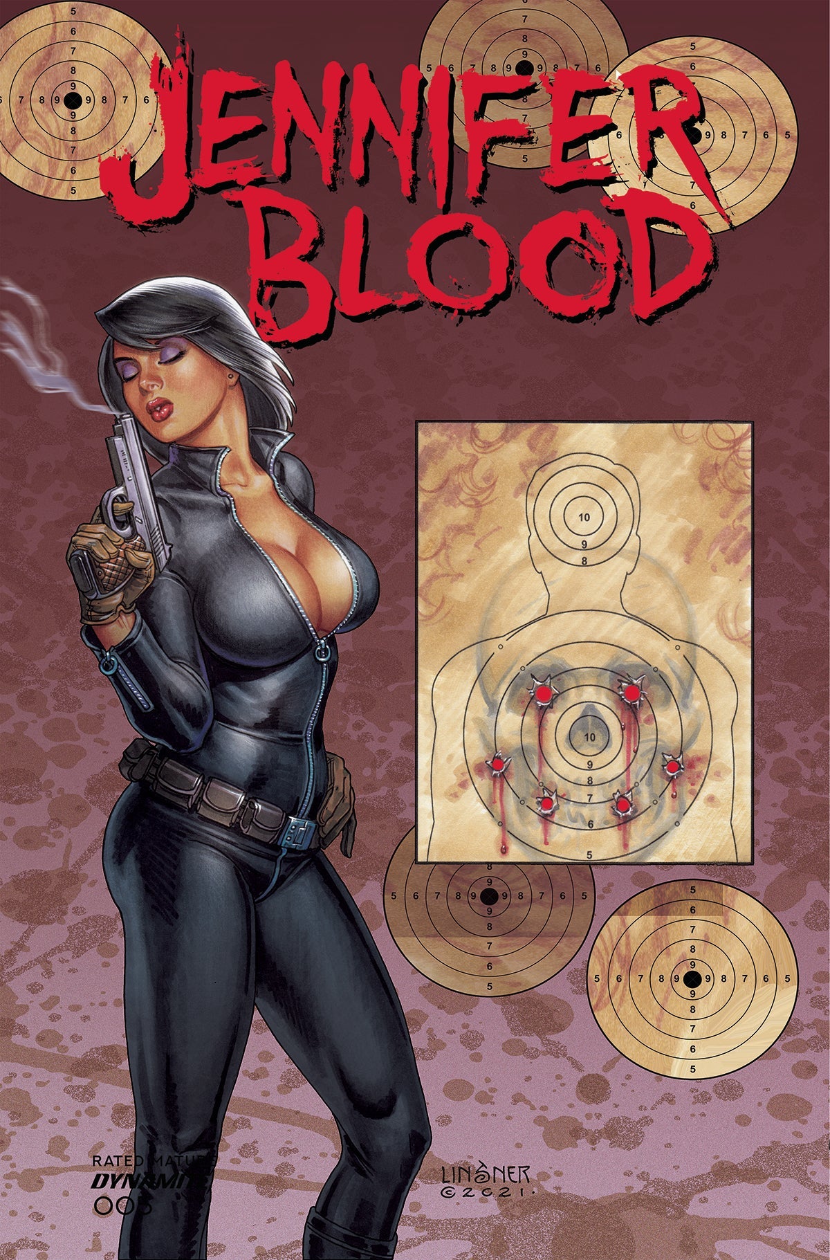 Jennifer Blood #6 B Joseph Michael Linsner Variant (Mr) (03/16/2022) Dynamite