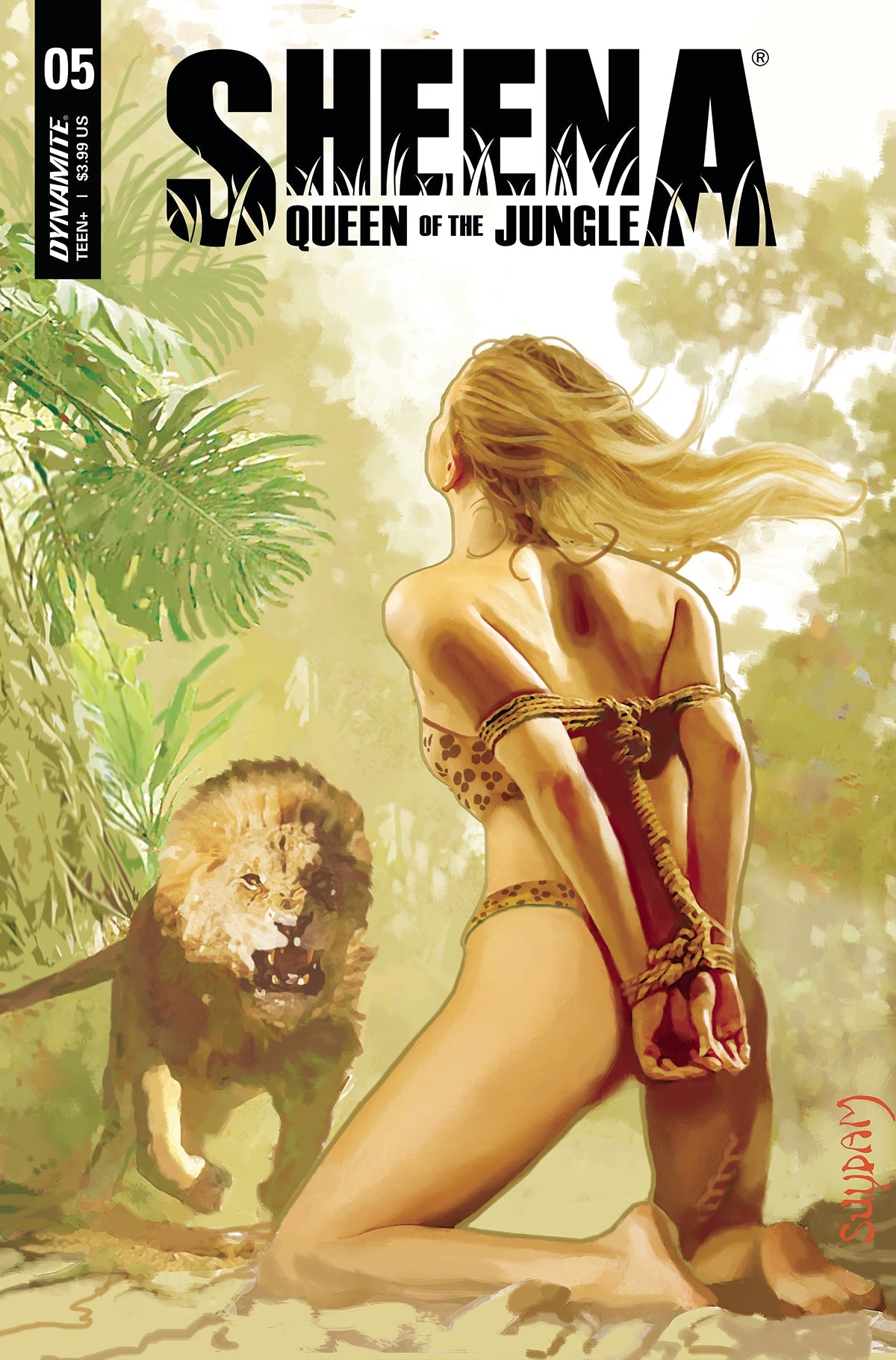 Sheena Queen Jungle #5 C Arthur Suydam Variant Bondage GGA (04/13/2022) Dynamite