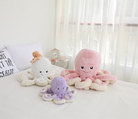 Baby Octopus Plush Toy – Soft Stuffed Animal Doll for Kids