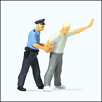 Preiser 28119 HO Scale Emergency Personnel -- Under Arrest