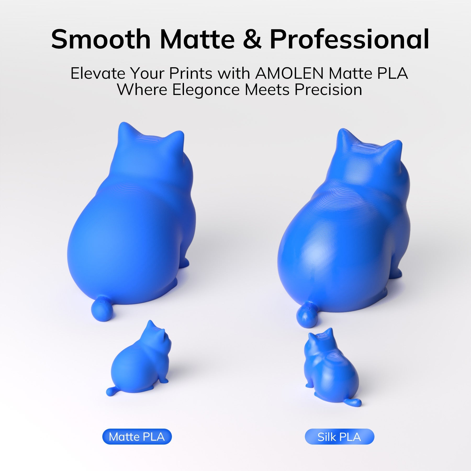 PLA Matte Basic 1.75mm, 1KG/2.2LB