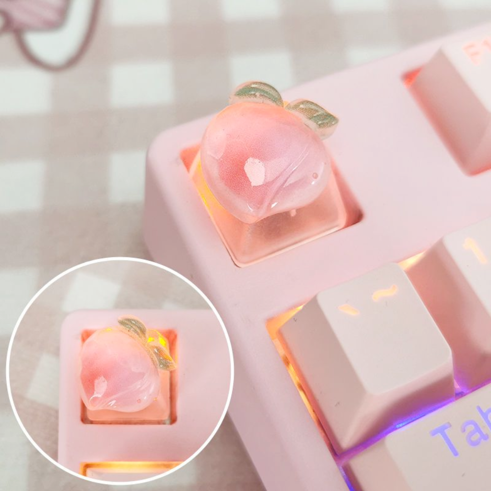 Gaming Translucent Fruit Mechanical Keyboard Keycap - Set of 6