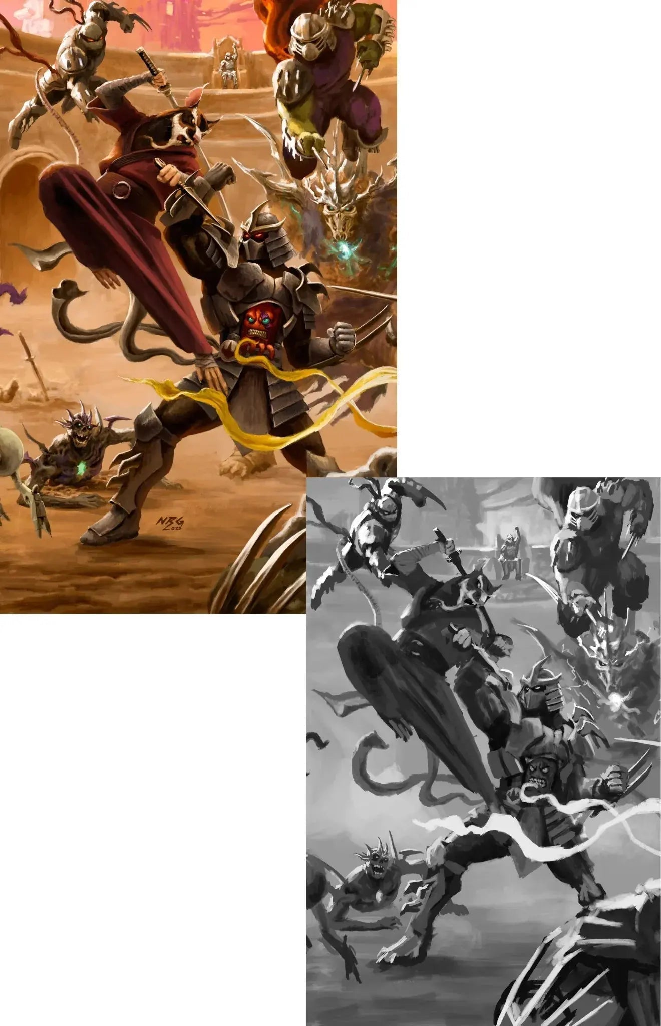 TMNT: Battle Nexus #1 - #5 Virgin - ECC NRG Exclusive (2/18/26) - SHIPS FEBRUARY