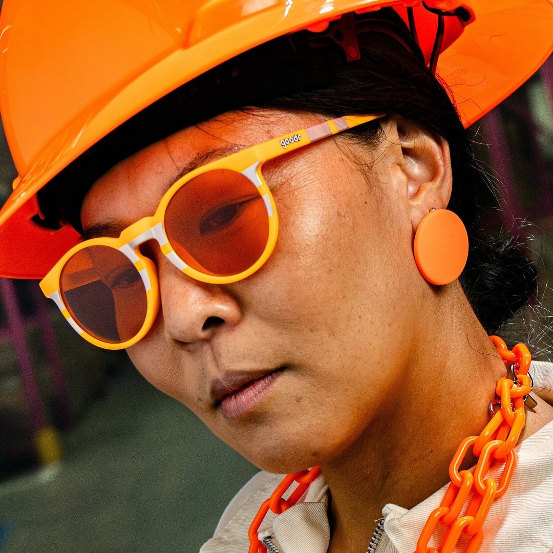 "Face Under Construction” Limited Circle G Polarized Sunglasses