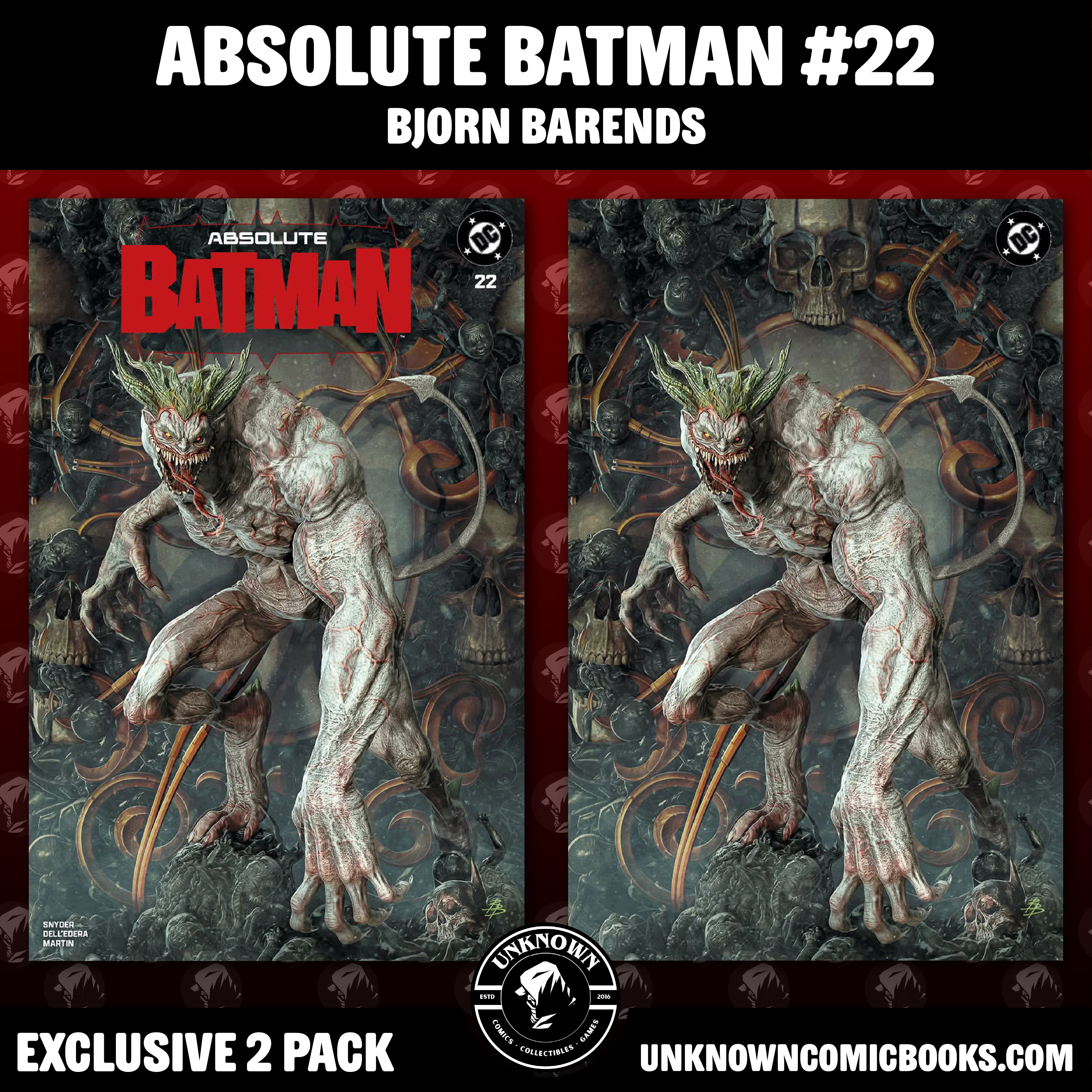 2 PACK] ABSOLUTE BATMAN #22 BJORN BARENDS EXCLUSIVE VAR (07/08/2026)