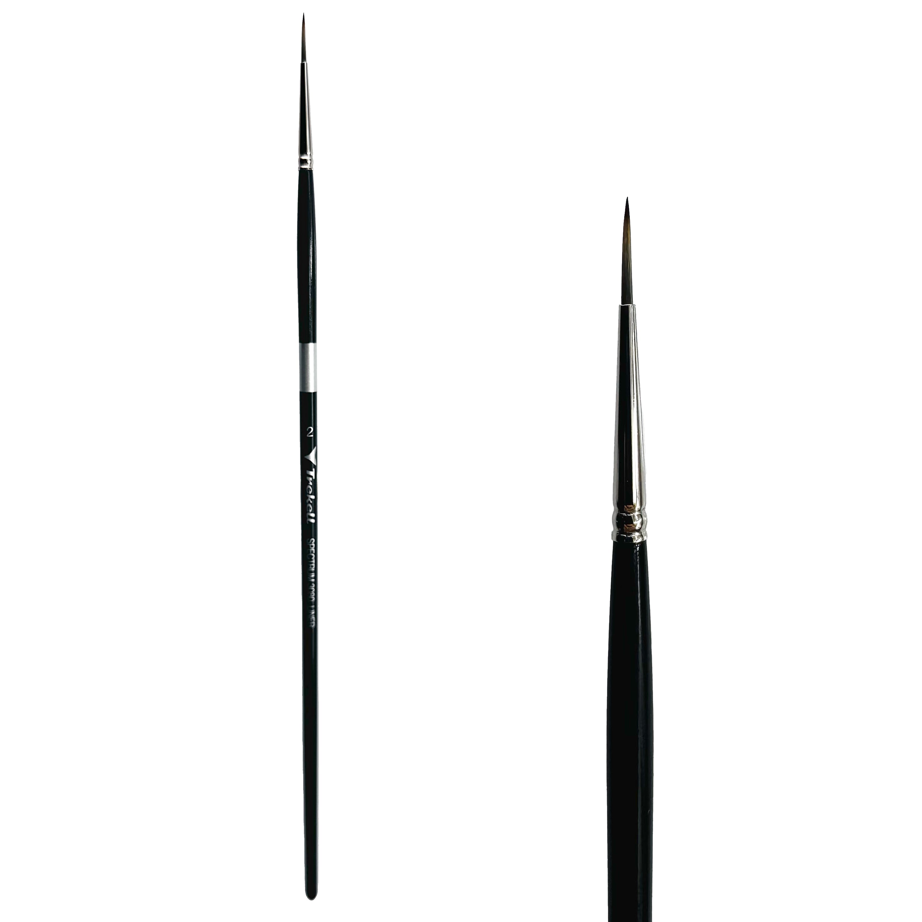 Trekell Spectrum Long Handle Artist Brush - Size #2 Liner