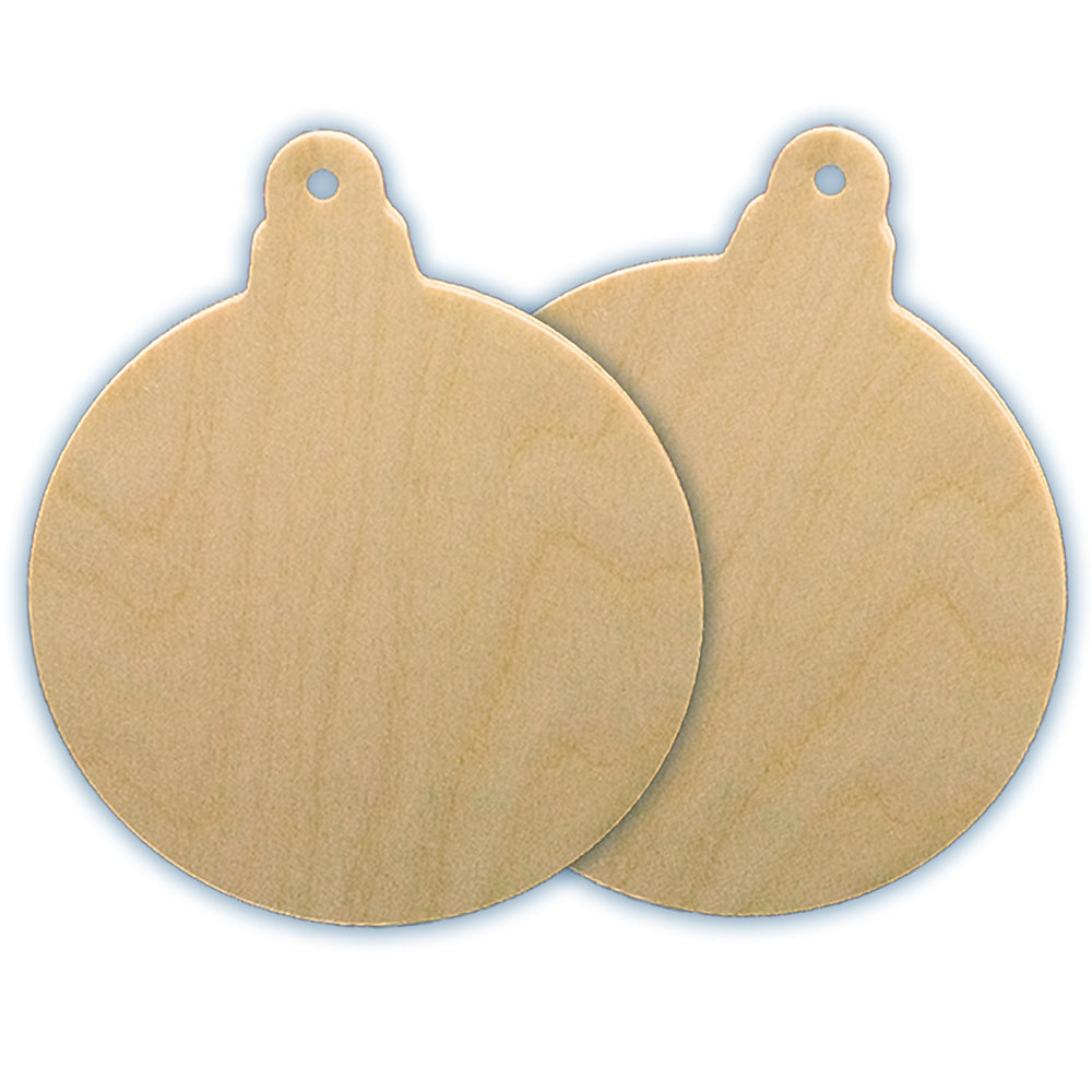 Trekell Round Ornament Panel - 2 Pack - Wooden Painting Canvas