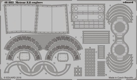 Eduard 48883 1/48 Aircraft- Meteor F8 Engines for ARX