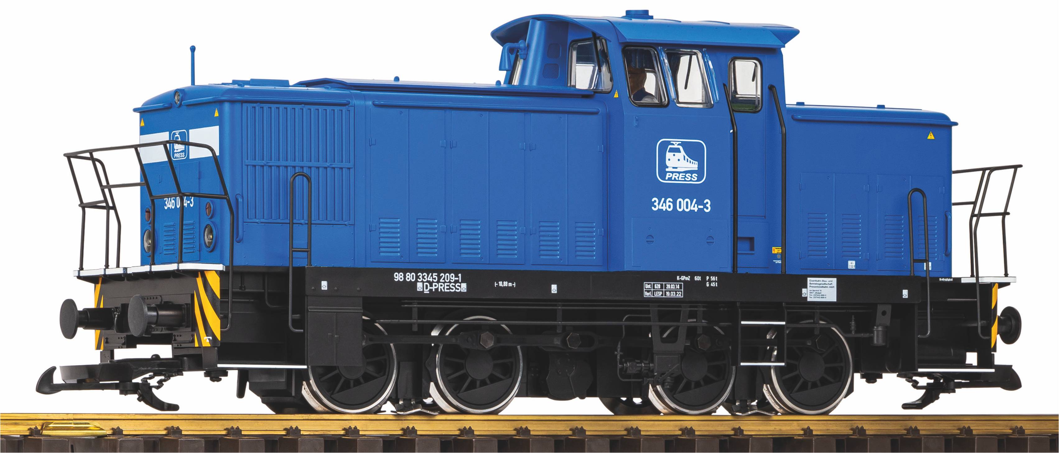 PIKO 37593 G Scale Press VI BR 346 Diesel, Sound