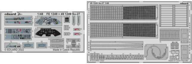 Eduard 491249 1/48 Aircraft- Su27 for LNR (Painted)