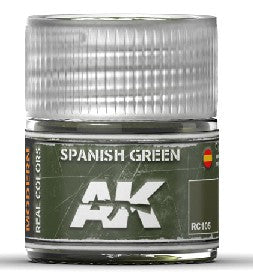 AK Interactive RC105 Real Colors: Spanish Green Acrylic Lacquer Paint 10ml Bottle