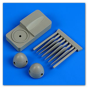 Quickboost 48594 1/48 Me410 Propeller w/Jig Tool for RMX (D)