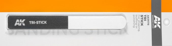 AK Interactive 9178 Sanding Tri-Stick for Shaping & Buffing