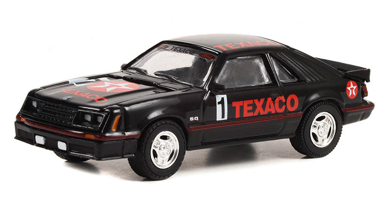 Greenlight 41150-C 1/64 Scale Texaco #1 - 1982 Ford Mustang Gt Running