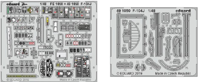 Eduard 491050 1/48 Aircraft- F104J for KIN (Painted)(D)