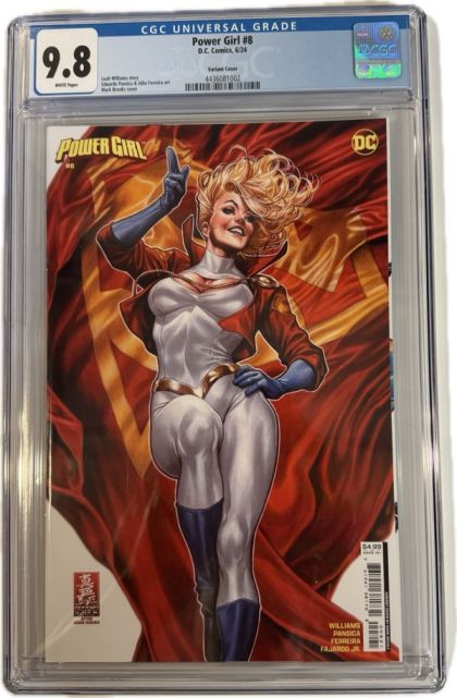 Power Girl Vol. 3 #8 – Mark Brooks Variant (DC, 2024) CGC 9.8